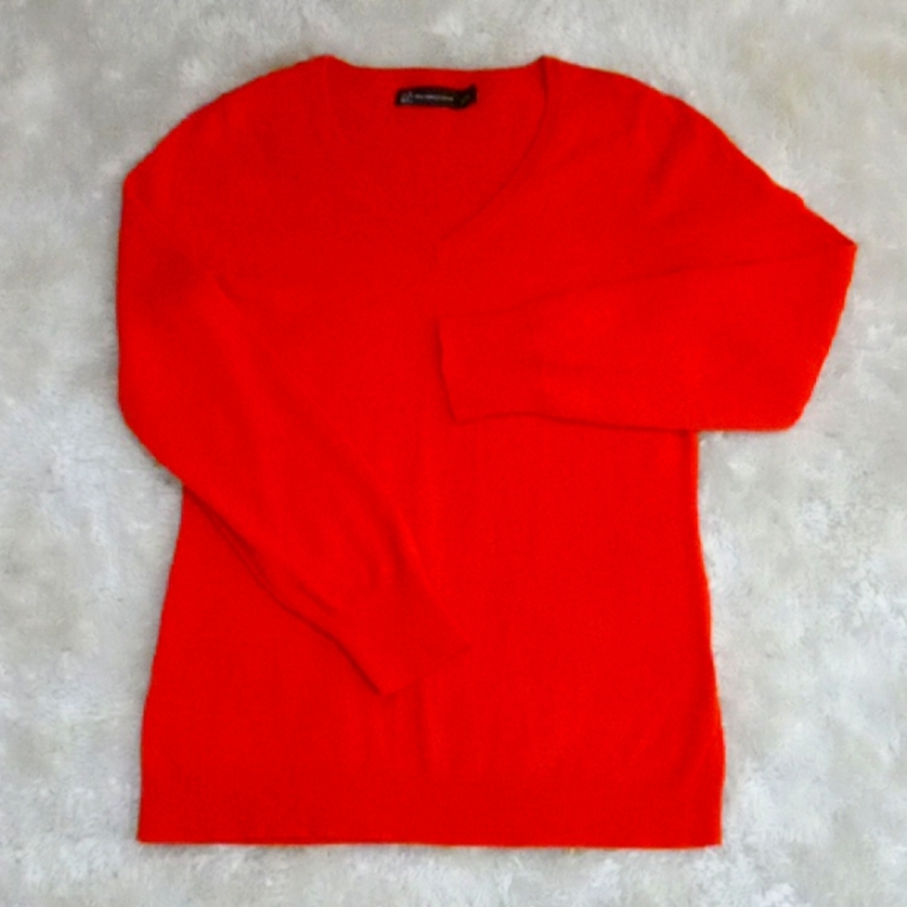 Women's NY&Co V Neck Sweater, Size L